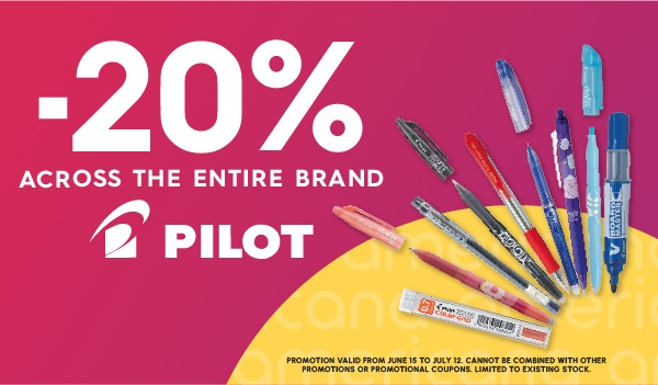 -20% across the entire brand Pilot